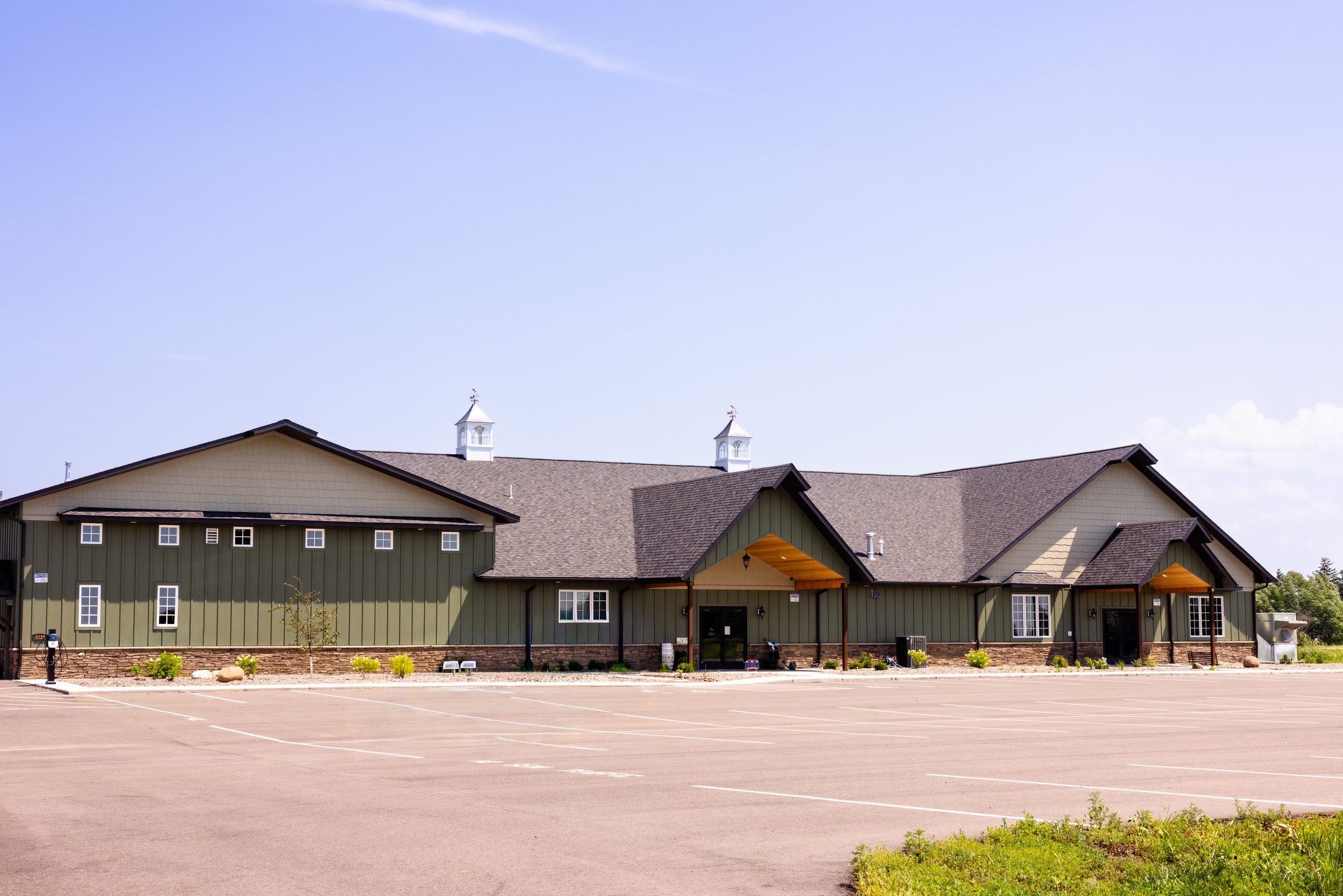 The Northern Hollow Winery tasting room in Foley, Minnesota